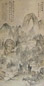 杨天璧 己丑(1829年) 深柳读书图 立轴 设色纸本