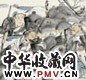 周京新 人物 镜心 设色纸本