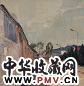 白羽平 2004年作 通向远天的路 布面 油彩