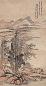 蔡远 壬辰(1712年)作 洞庭晓色图 立轴 设色纸本