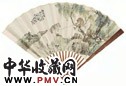 汪范 1926年作 马上封侯 扇面 设色纸本