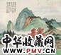 汪仲山 1925年作 碧水泛棹图 立轴 设色纸本