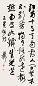 谢稚柳 草书王冕梅诗 立轴 纸本