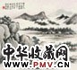 楼虚 浮岚暖翠 立轴 设色纸本