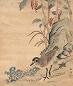 潘君诺 花鸟 镜心 设色纸本