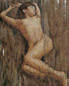 王征骅 1986年 躺着的女人体 布面 油画