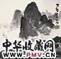 阳太阳 春江行舟 立轴 水墨纸本