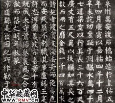 宋蔡襄　楷书洛阳桥碑