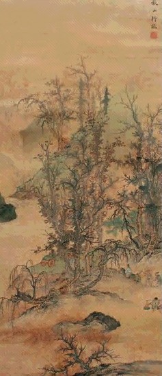 刘锡永 山水 立轴 设色绢本