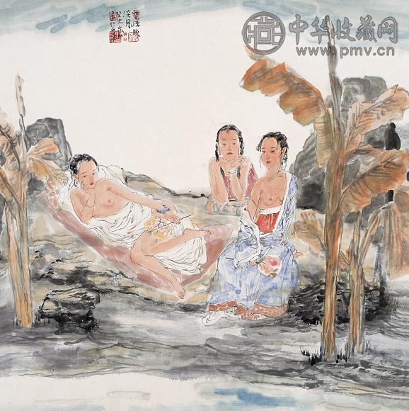 王淼田 人物 镜心