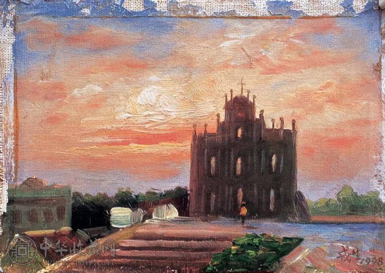 尹戎生 1998年作 澳门 布面油画