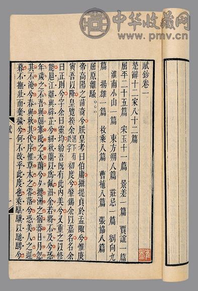 七十家赋钞六卷 清·张惠言辑