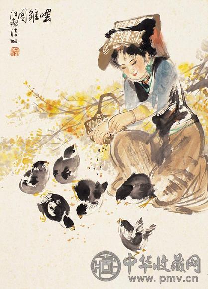 汪观清 人物 镜心