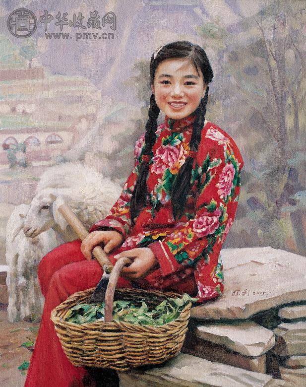 王胜利 2005年作 山花 布面油画