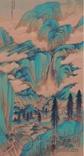 陈无忌 崇山云溪图 镜心 设色纸本