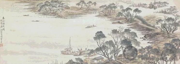 陶瑢 春淞惜别 卷