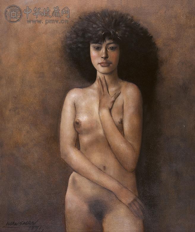 陈皖山 人体 布面 油画