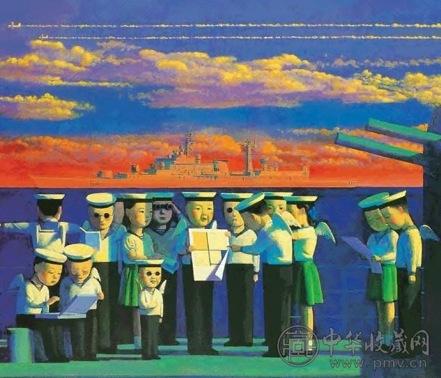 1997年 刘野 海魂 画布