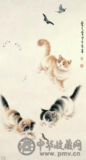 曹克黉 耄耋图 轴