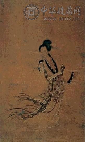 何翀 仕女 镜心 设色绢本