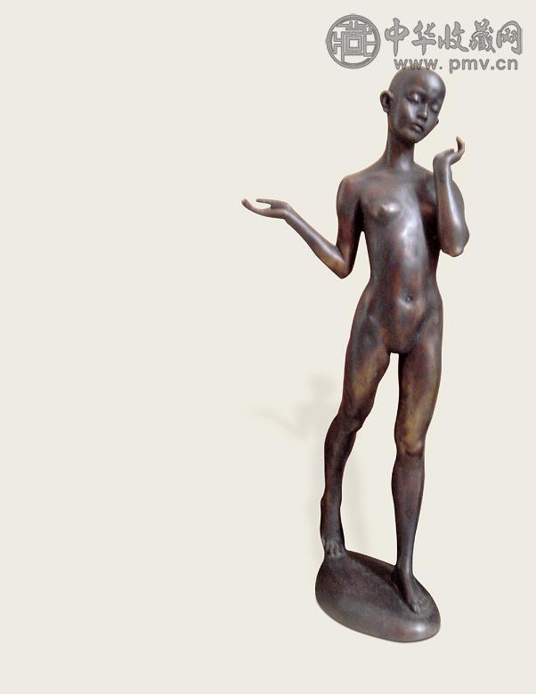 杨剑平 1999年作 人体 青铜雕塑