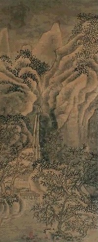 郭熙(款) 山水 立轴 设色纸本