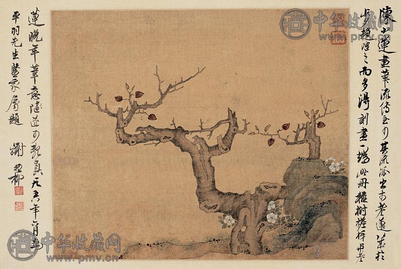 黄中理 富贵图 立轴 水墨纸本