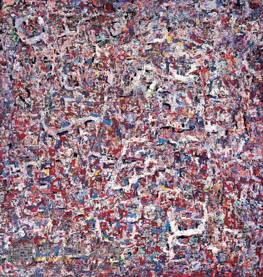 陈荫罴 1970-1980年作 文字的旋律 油画 画布