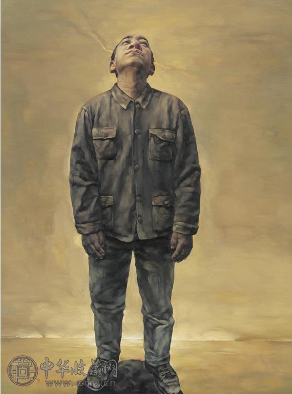 苏新平 1997年作 被困的人二号 油画画布