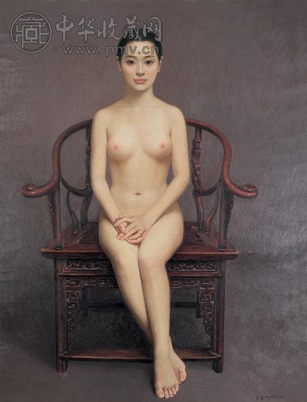 翁伟 2003年作 人体 布面油画