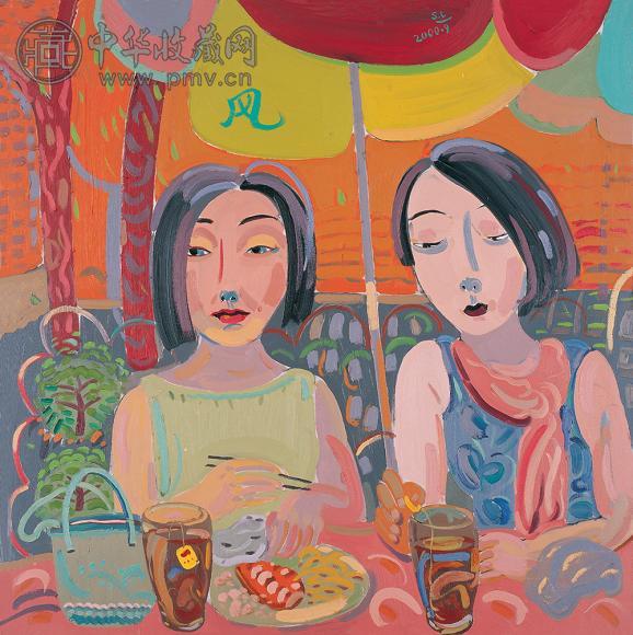 申玲 完美女人系列 油彩 画布