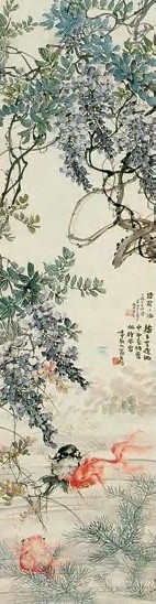 陆抑非 近现代 紫绶金章 轴