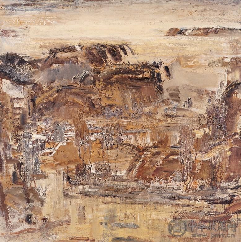 贾新光 故园的阳光 布面 油画