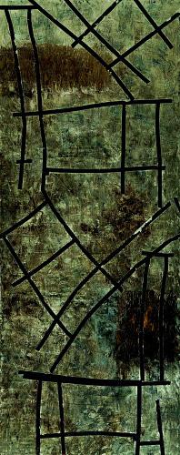王怀庆 1998年作 椅子功之一 油画 画布