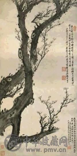 清 彭玉麟 墨梅 轴