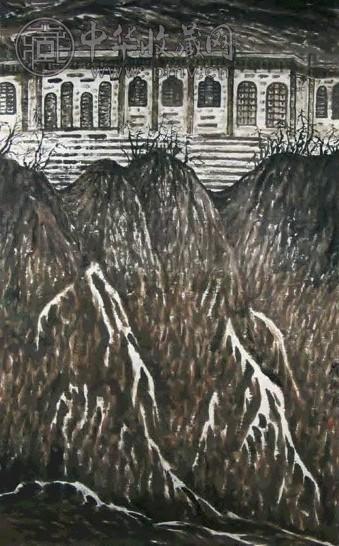 崔振宽 山水 镜心 设色纸本