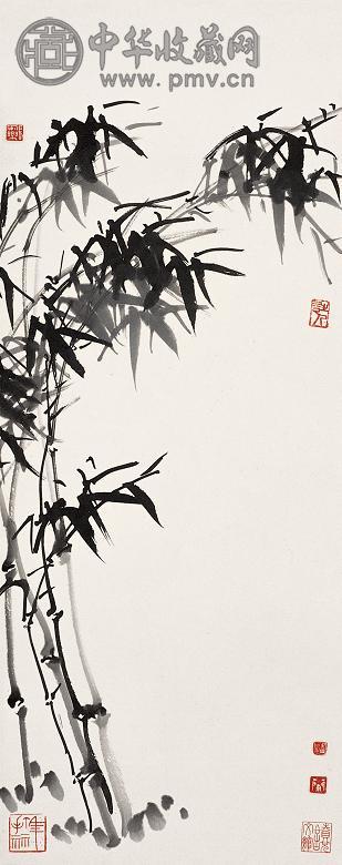 潘主兰 墨竹 立轴 水墨纸本