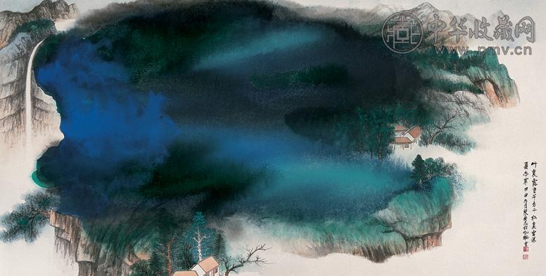 陈无忌 2004年作 夏山仙境 镜心 设色纸本