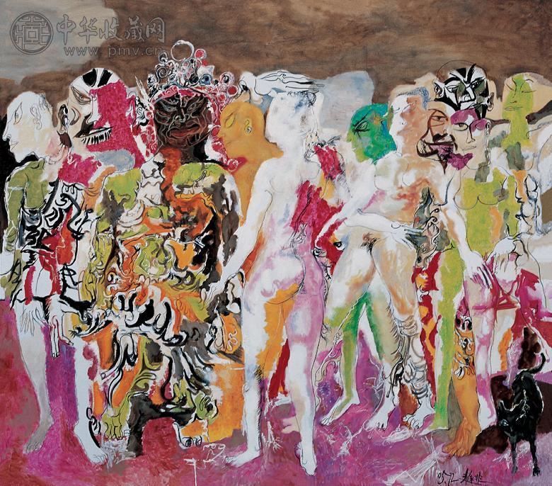 贾涤非 2005年作 路口 布面 油画