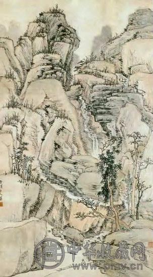 清 汪之瑞 黄山 轴