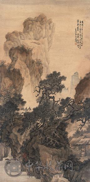 王恩隆 山水 立轴 纸本