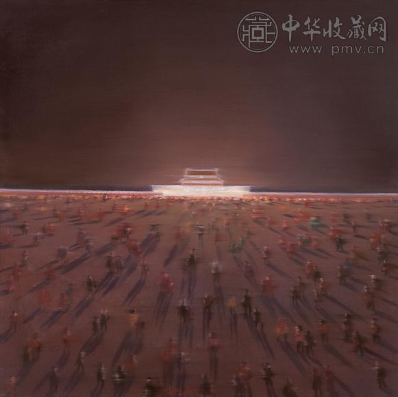 尹朝阳 2005年 天安门广场 布面 油画