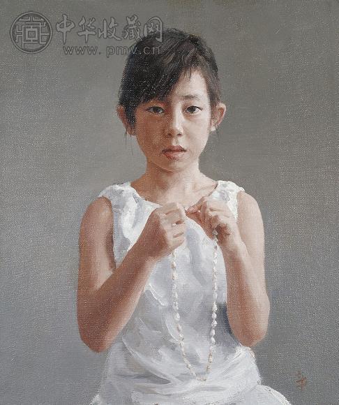 徐唯辛 2005年作 贝壳项链 油彩 布面