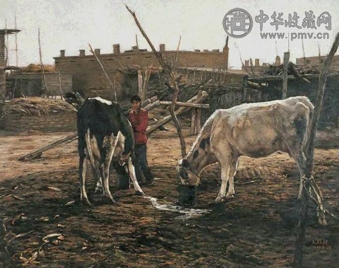 王胜利 1998年作 塞外 布面油画