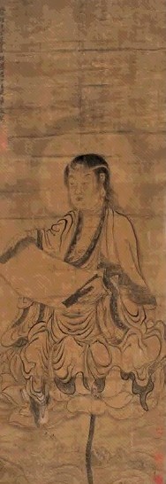 王建章 1631年作 人物 立轴 绢本