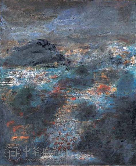 唐海文(曾海文) 1966年作 无题 油画 画布