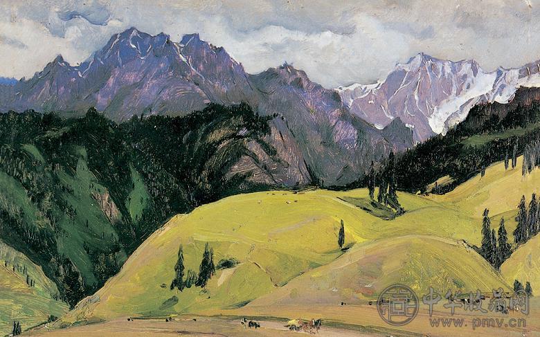 全山石 昆仑山下的村落