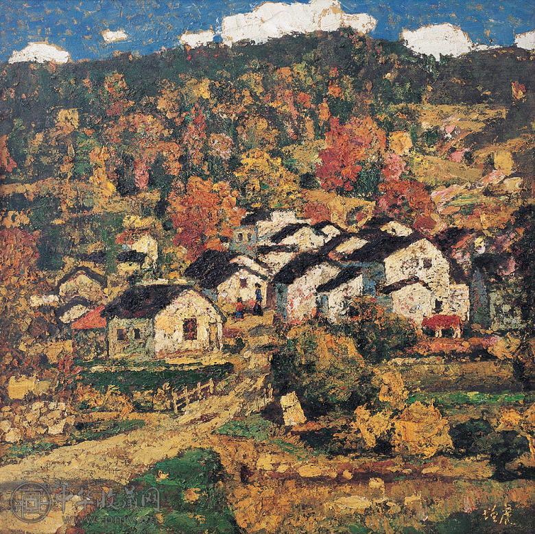 邵增虎 风景 布面 油彩