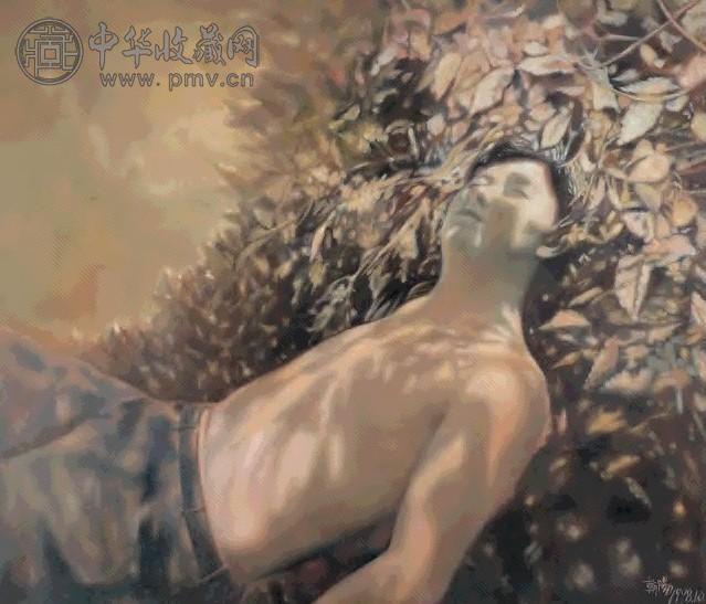 尹朝阳 1998年 青春远去 布面油画
