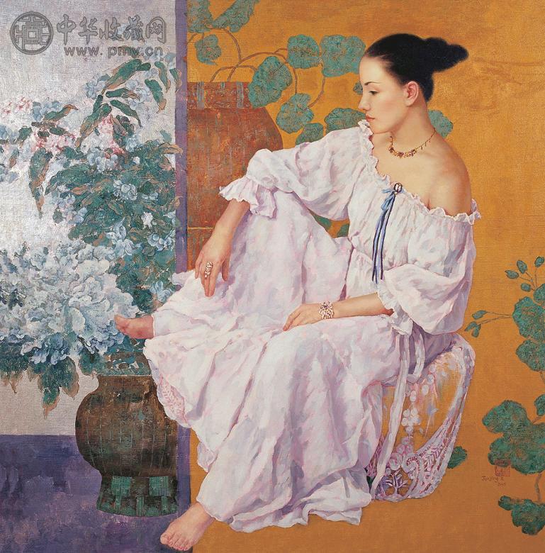 王俊英 苑春 油彩